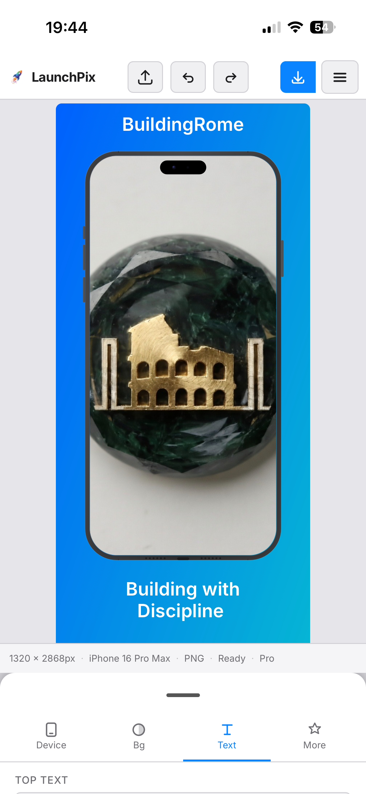 LaunchPix - Export Preview